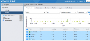 ESXi Host Client screenshot